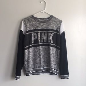 PINK Victoria secret Black Gray White Pullover S